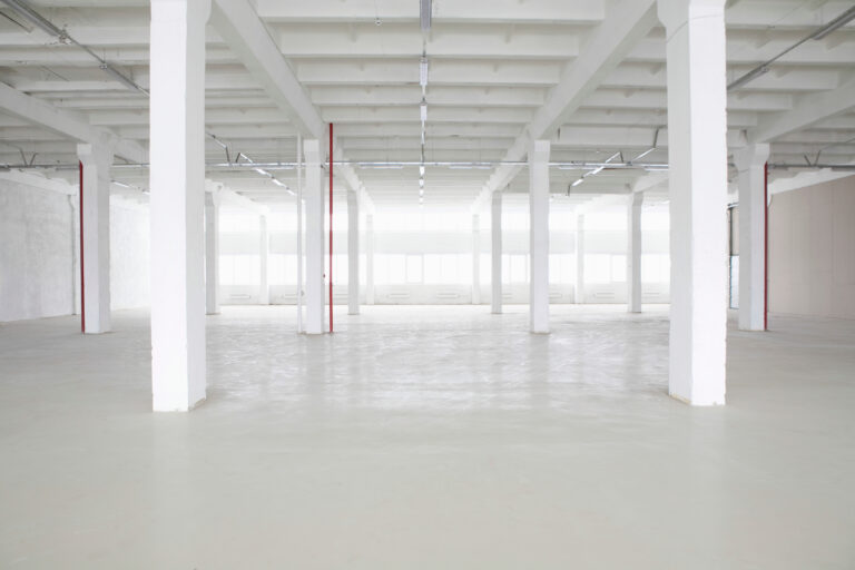 Large empty storehouse