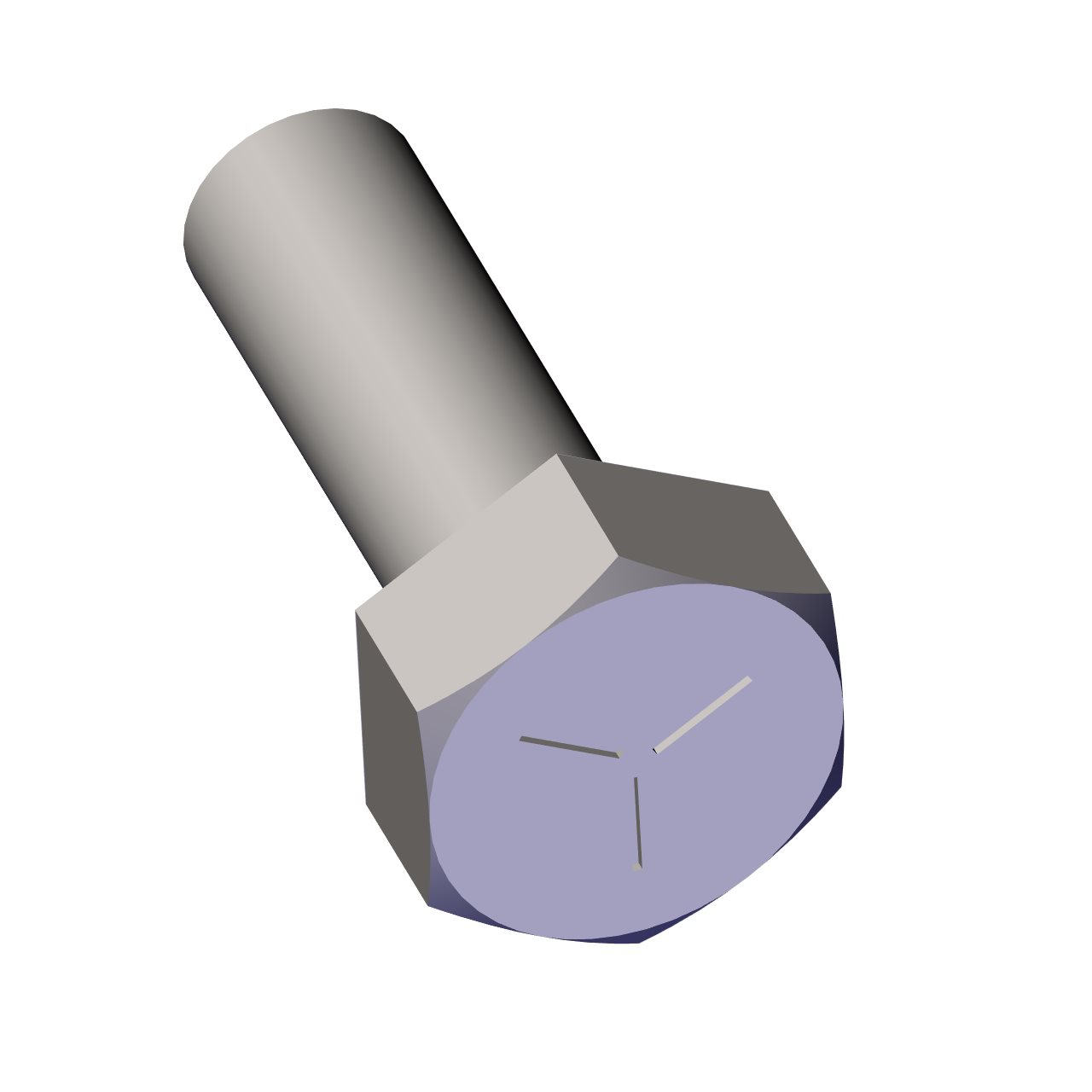 1/4-20 X 0.75 HHCS/BOLT GR5