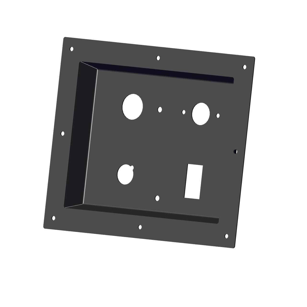 BASE,RECESSED LOWER CONTROL WELDMENT