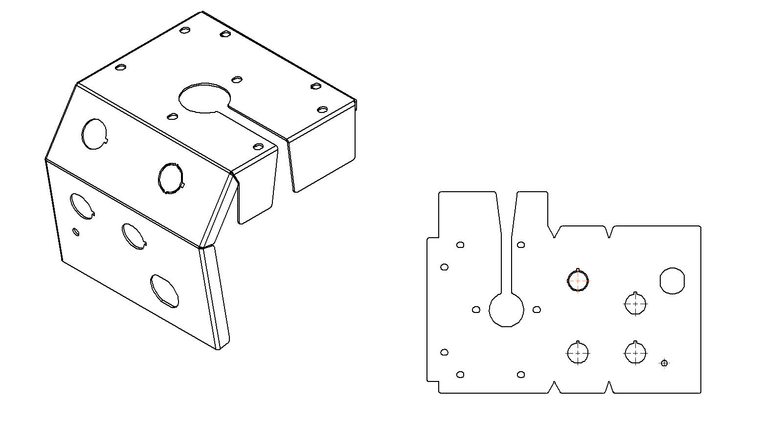 RAIL, CONTROL UPPER PANEL