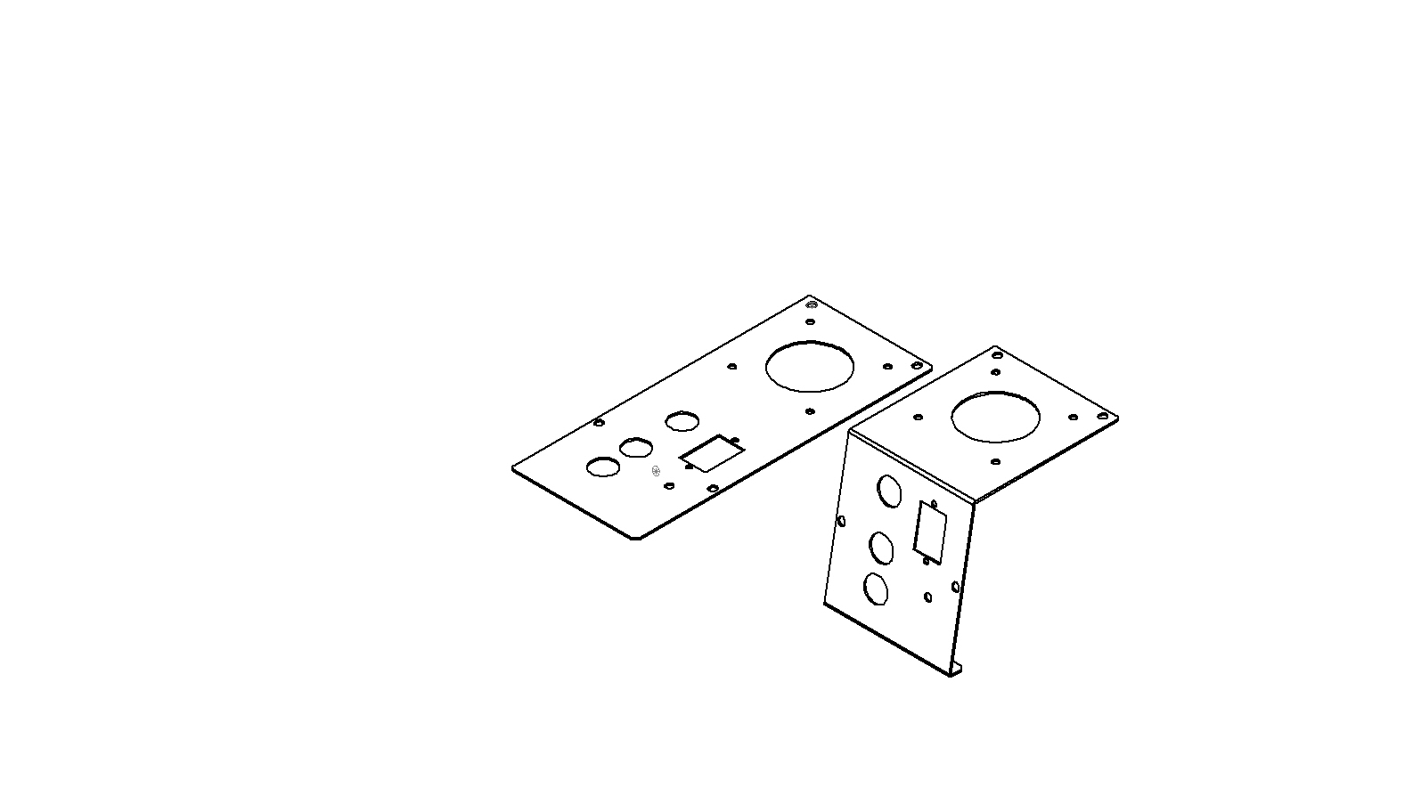RAIL, CONTROL UPPER PANEL