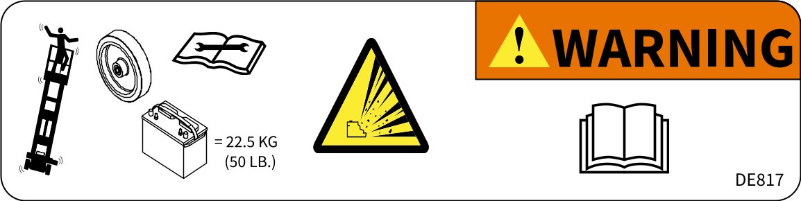 DECAL, LOWER WARNINGS