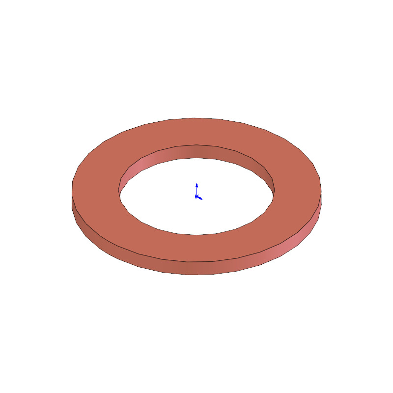 0.63X1.00X0.06 COPPER RND SHIM