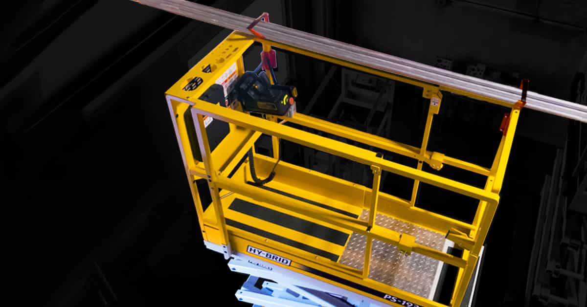 New pipe rack from Hy Brid Lifts holds up to 150lbs and keeps workers organized