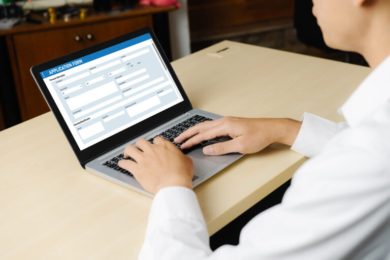 Online application form for modish registration